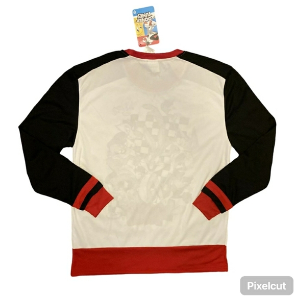 Looney Tunes Athletic Men’s Long Sleeve Graphic Design T-Shirt Size M - Picture 4 of 10